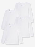 Set van 4 T-shirts wit