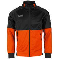 Hummel 108013K Authentic Poly FZ Jacket Kids - Orange-Black - 140