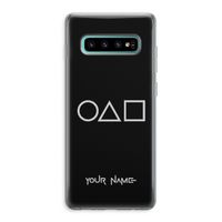 Squid Game: Samsung Galaxy S10 Plus Transparant Hoesje