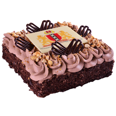 Logo Chocolade Slagroomtaart 10 personen