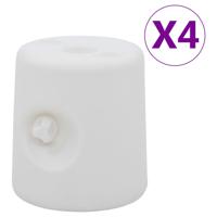 VidaXL Prieelgewichten 4 st pe wit