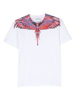 Marcelo Burlon County Of Milan Kids t-shirt Lunar Wings en coton - Blanc - thumbnail