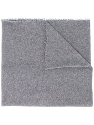 Faliero Sarti écharpe texturée classique - Gris