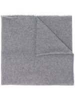 Faliero Sarti écharpe texturée classique - Gris