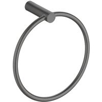 Wiesbaden Ida Handdoekring - Moderne Gunmetal Afwerking