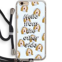 Hello: iPhone 6 PLUS / 6S PLUS Transparant Hoesje met koord