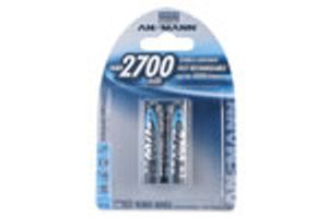 ANSMANN Energy AA type Batterier til generelt brug (genopladelige) 2700mAh - 2 Stk.