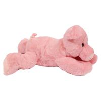 Knuffeldier Varken/biggetje - zachte pluche stof - roze - premium kwaliteit knuffels - 50 cm   - - thumbnail