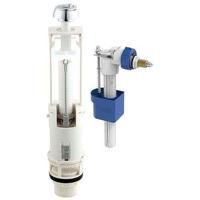 Kit meccanismo WC con valvola galleggiante laterale - ROUSSEAU - 3/6L - Certificato NF