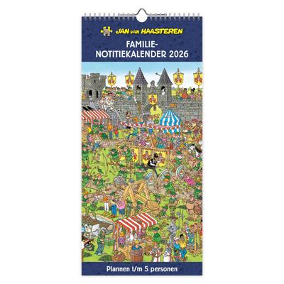 Jan van Haasteren Familienotitiekalender 2026