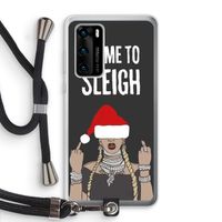 Came To Sleigh: Huawei P40 Transparant Hoesje met koord