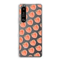 Just peachy: Sony Xperia 1 III Transparant Hoesje