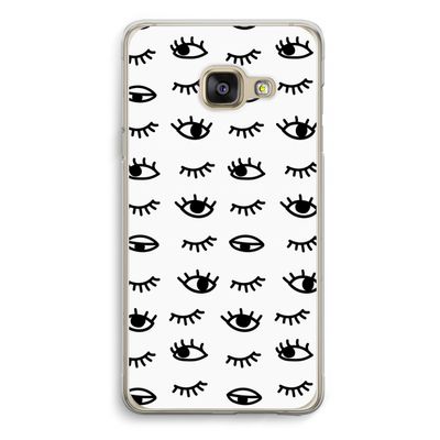 Eye pattern #2: Samsung A3 (2017) Transparant Hoesje