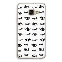 Eye pattern #2: Samsung A3 (2017) Transparant Hoesje