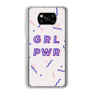 GRL PWR: Xiaomi Poco X3 NFC Transparant Hoesje