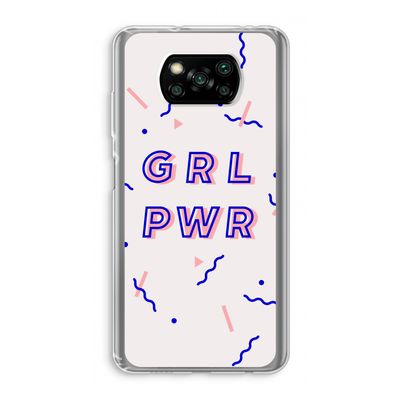 GRL PWR: Xiaomi Poco X3 NFC Transparant Hoesje