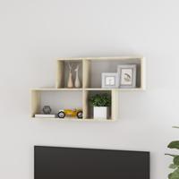 Wandschap 100x18x53 cm spaanplaat sonoma eikenkleurig