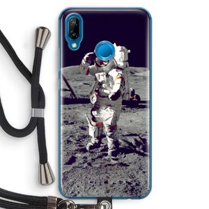 Spaceman: Huawei P20 Lite Transparant Hoesje met koord