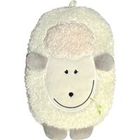 Witte schapen/lammeren waterkruik 0,8 liter voor kinderen - thumbnail