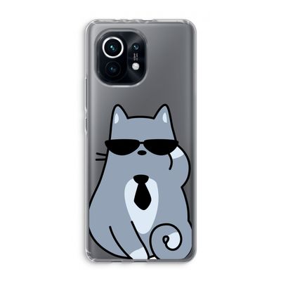Cool cat: Xiaomi Mi 11 Transparant Hoesje