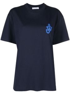 JW Anderson t-shirt à patch logo - Bleu