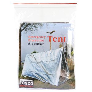 Fosco Fosco Emergency Tent - Zilver - 243x152cm