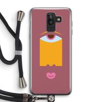 Mono V: Samsung Galaxy J8 (2018) Transparant Hoesje met koord
