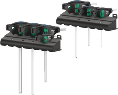 Wera 454/7 HF set 1 | schroevendraaierset | T-greep schroevendraaier | Hex-Plus | met vasthoudfunctie | 7-delig - 05023450001