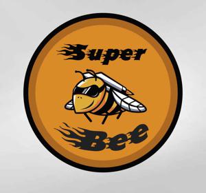 Stickers motor Super bee 70's ontwerp