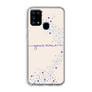 Sterren: Samsung Galaxy M31 Transparant Hoesje