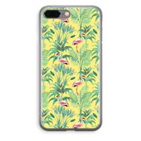 Flamingo party: iPhone 8 Plus Transparant Hoesje