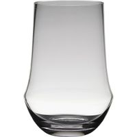 Transparante luxe vaas/vazen van glas 25 x 17 cm   -