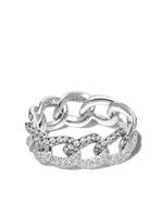 SHAY bague en or blanc 18ct sertie de diamants - Argent