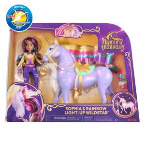 Unicorn Academy Sophia & Rainbow Light-up Wildstar speelset met licht en geluid