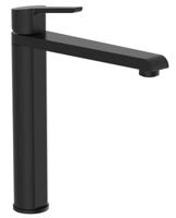 Ngk Schutte vita ééngreepsmeraan keuken met hoge uitloop| mat zwart - 33858 - 33858