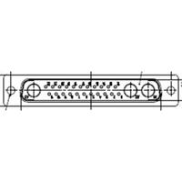 Molex 1727040027 D-sub connector Aantal polen: 25 Soldeerkelk 1 stuk(s) Box