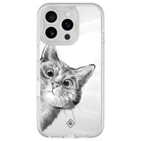 iPhone 16 Pro Max hybride hoesje - Kat kiekeboe