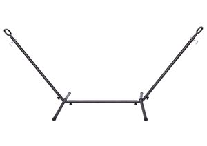 'Space Saver' Eénpersoons Hangmatstandaard - 120 kg - Zwart - 123 Hammock