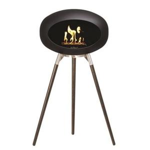 LeFeu Ground Wood Haard Bio Ethanol - Zwart/Oak Smoked