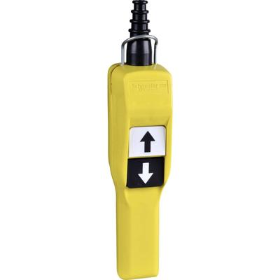 Schneider Electric XACA201 XACA201 Hangknop 2 knoppen Geel Druk-ontgrendeling 1 stuk(s)