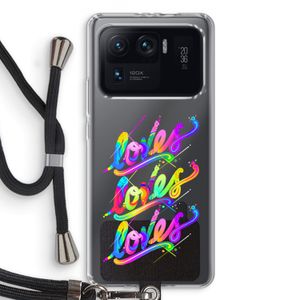Loves: Xiaomi Mi 11 Ultra Transparant Hoesje met koord