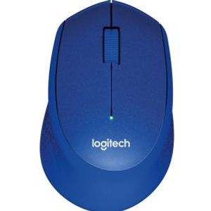 Logitech Mouse M330 Silent Plus Blauw Draadloze Muis