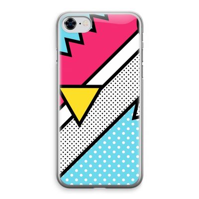 Pop Art #3: iPhone 8 Transparant Hoesje