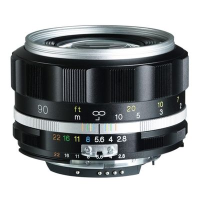 Voigtländer APO-Skopar 90mm F/2.8 SLII-S Nikon AI-S zwart/zilver