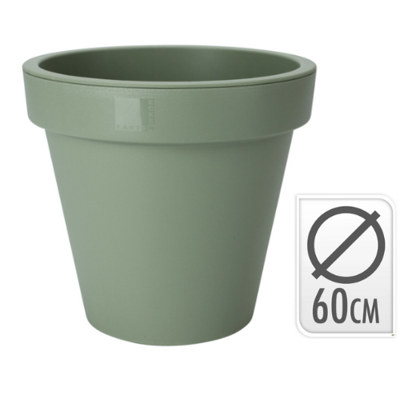 Bloempot ek rond 60cm groen - Nampook