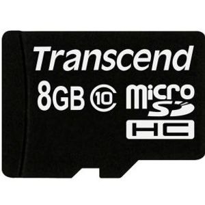 Transcend TS8GUSDHC10 flashgeheugen 8 GB MicroSDHC NAND Klasse 10