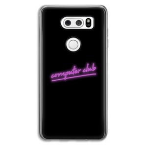 Vice Black: LG V30 Transparant Hoesje