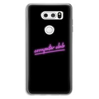 Vice Black: LG V30 Transparant Hoesje