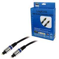 LogiLink Toslink Digitale audio Aansluitkabel 1.50 m Zwart (mat) - thumbnail