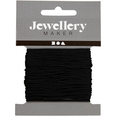 Creativ Company Macramé koord, dikte 1 mm, zwart, 10 m/ 1 rol